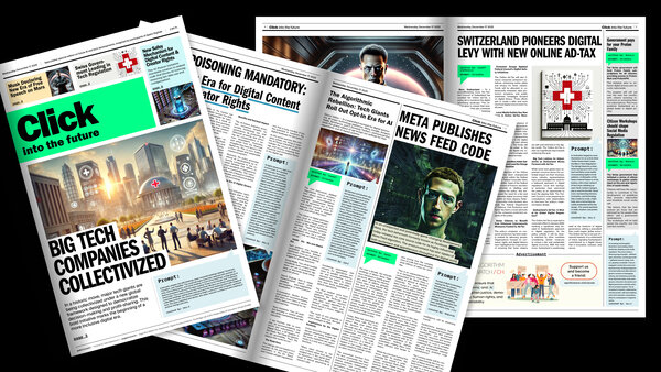 Apero Digital Zeitung Click into the future spekulative zeitung